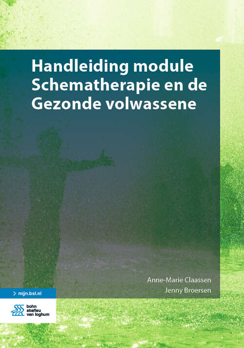 Book cover of Handleiding module Schematherapie en de Gezonde volwassene