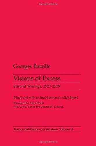 Book cover of Visions of Excess: Selected Writings, 1927-1939