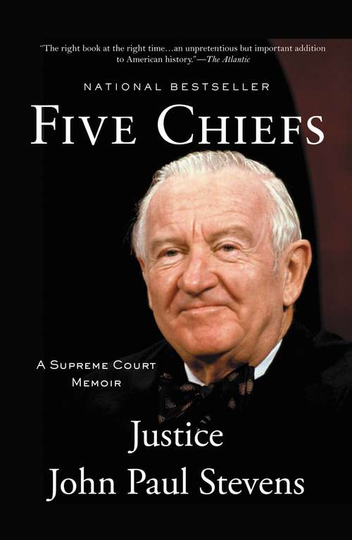 Book cover of Five Chiefs: A Supreme Court Memoir