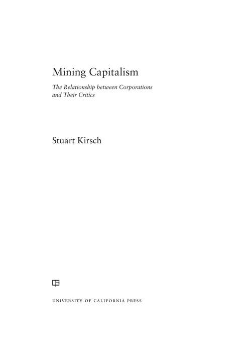 Book cover of Mining Capitalism