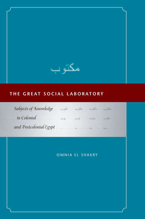 Book cover of The Great Social Laboratory