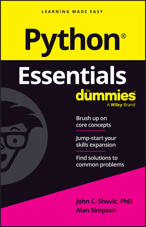 Book cover of Python Essentials For Dummies