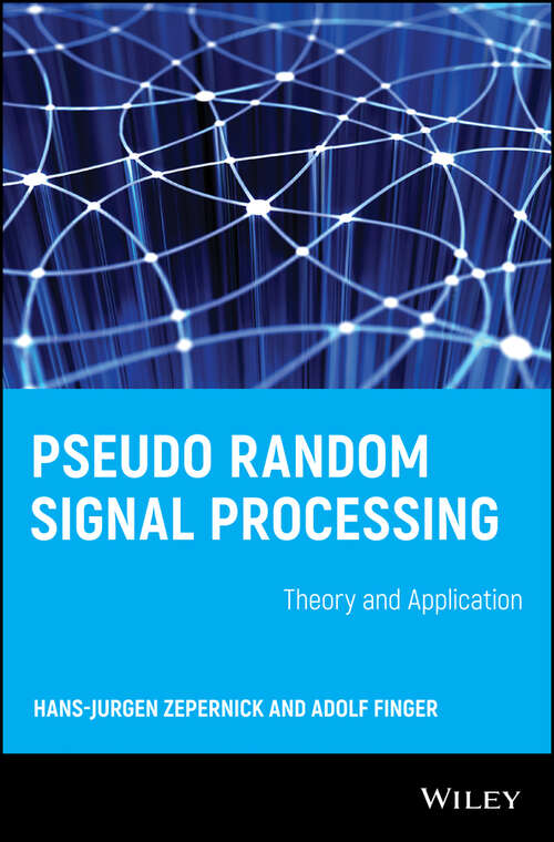 Book cover of Pseudo Random Signal Processing