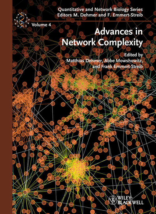Book cover of Advances in Network Complexity