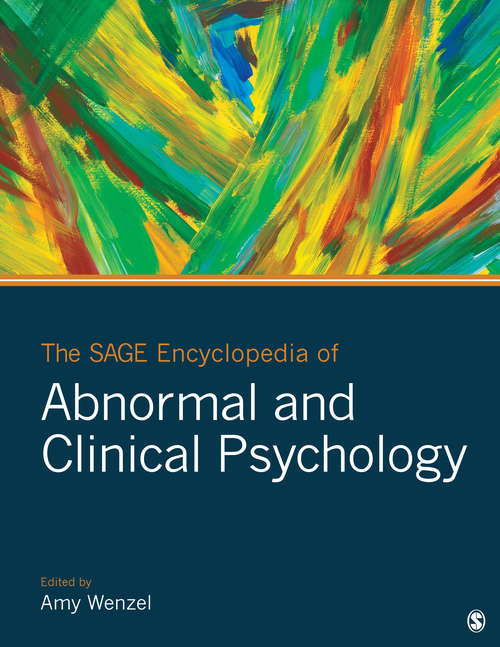 Book cover of The SAGE Encyclopedia of Abnormal and Clinical Psychology