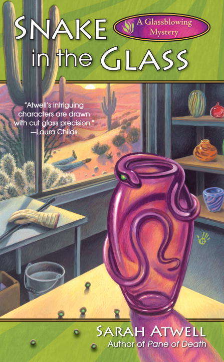 Book cover of Snake in the Glass (Glassblowing Mystery #3)