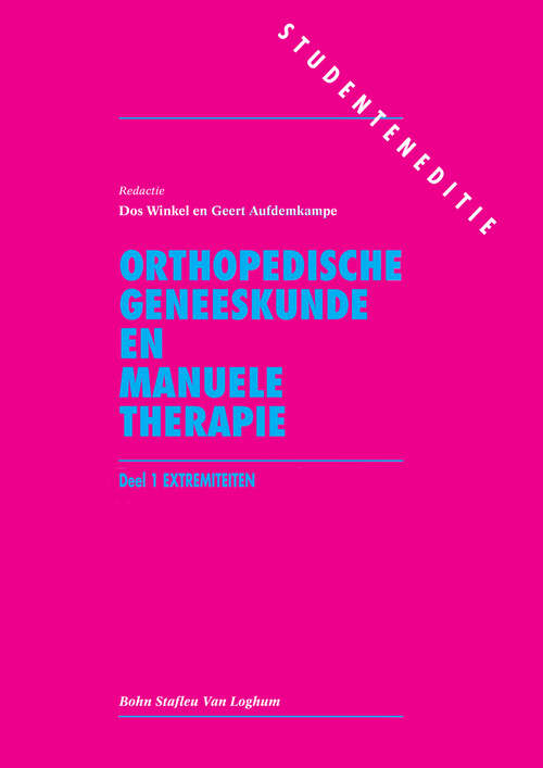 Book cover of Orthopedische geneeskunde en manuele therapie