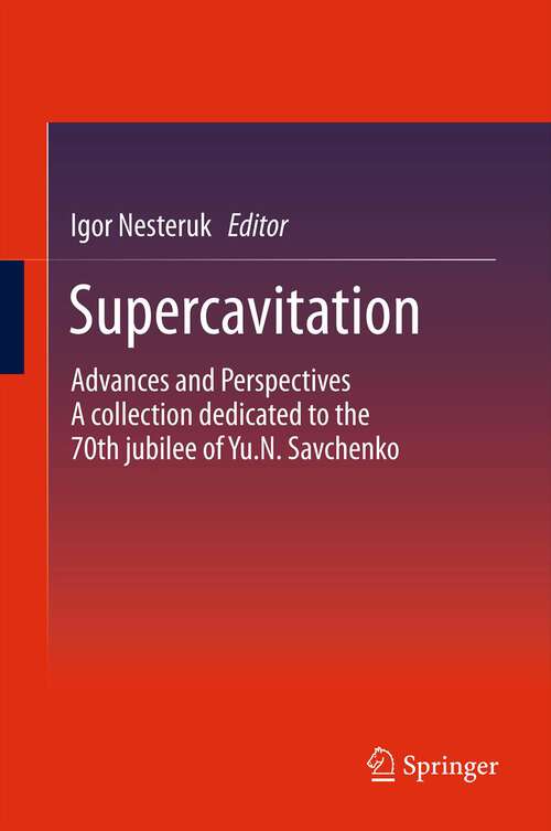 Book cover of Supercavitation