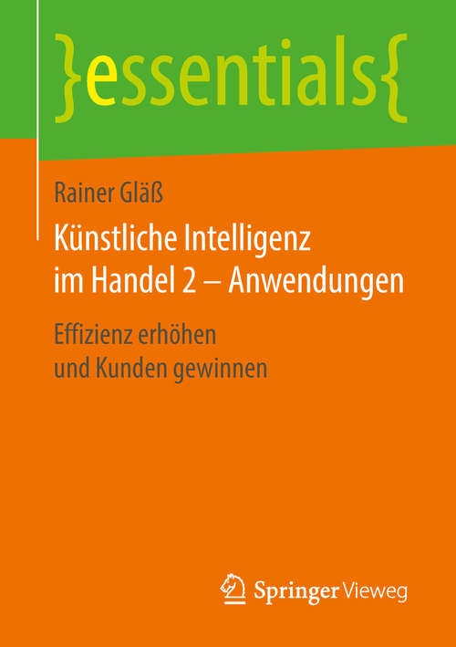 Book cover of Künstliche Intelligenz im Handel 2 – Anwendungen