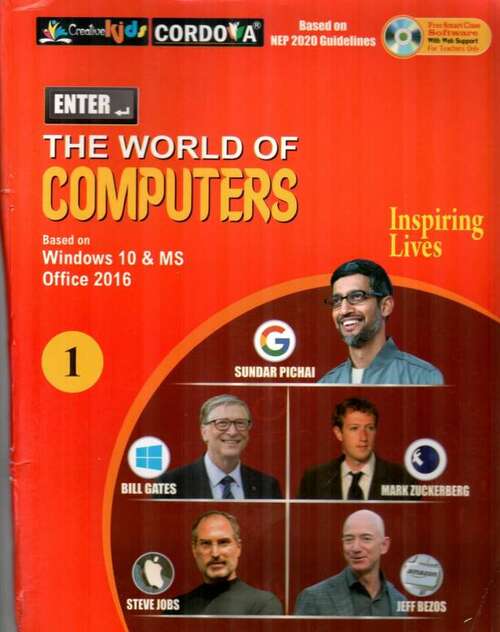 Book cover of Enter The World Of Computers: Based on Windows 10 and MS Office 2016 class 1