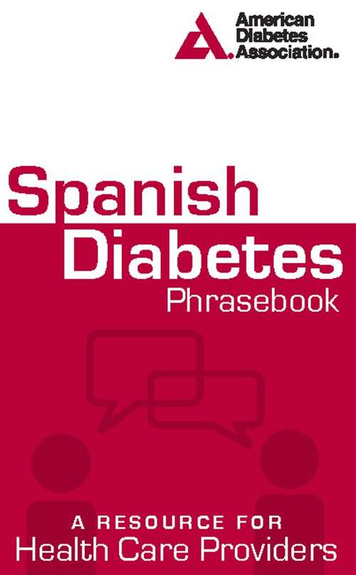 Book cover of Spanish Diabetes Phrasebook