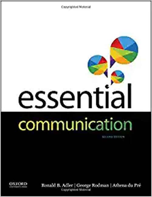 Book cover of Essential Communication (Second Edition)