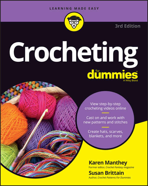 Book cover of Crocheting For Dummies, + Video