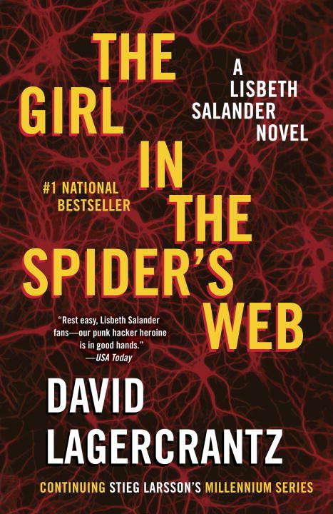Book cover of The Girl in the Spider's Web: A Lisbeth Salander novel, continuing Stieg Larsson's Millennium Series (Millennium Series #4)