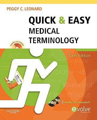 Book cover of Quick and Easy Medical Terminology (6th Edition)