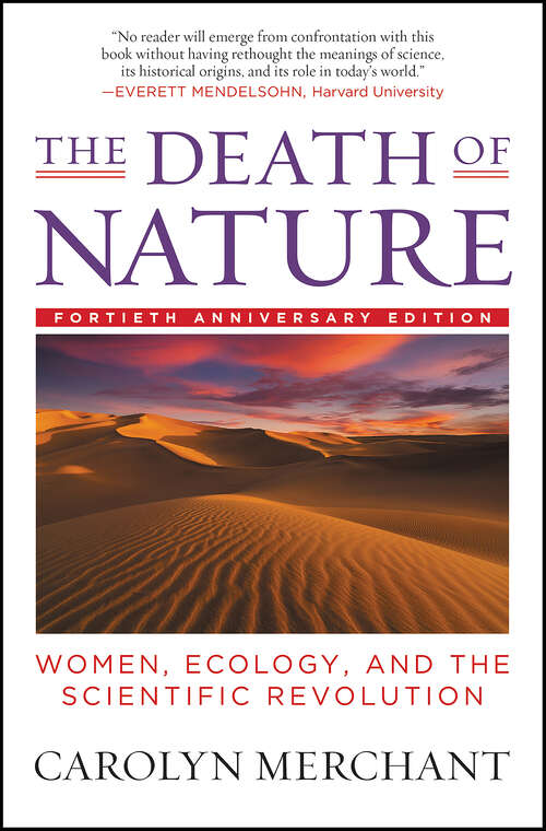 Book cover of The Death of Nature: Women, Ecology, and the Scientific Revolution