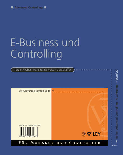 Book cover of E-Business und Controlling (Advanced Controlling)