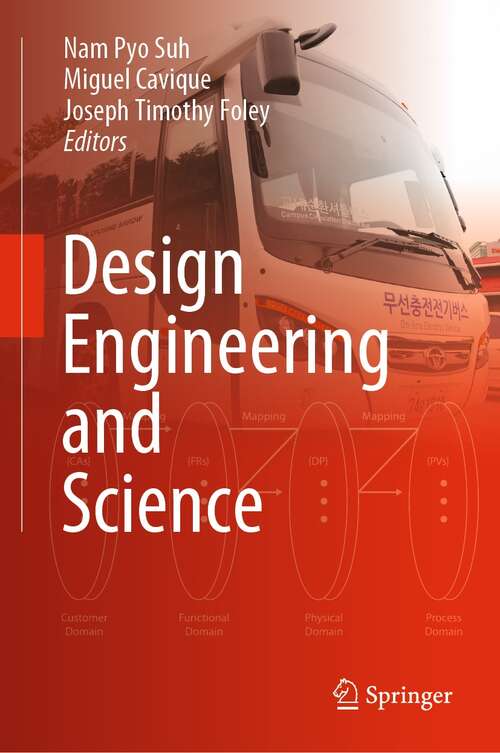 Book cover of Design Engineering and Science (1st ed. 2021)