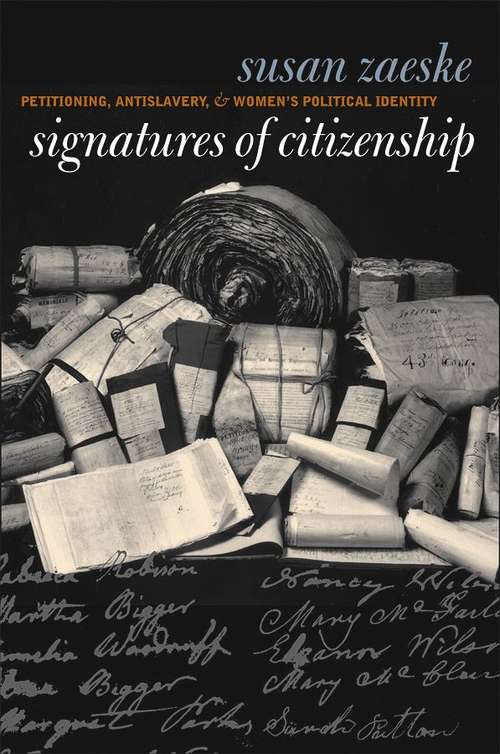 Book cover of Signatures of Citizenship