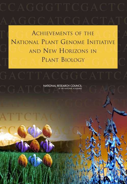 Book cover of Achievements Of The National Plant Genome Initiative And New Horizons In Plant Biology