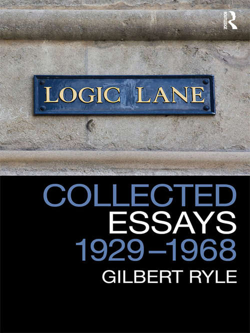 Book cover of Collected Essays 1929 - 1968: Collected Papers Volume 2