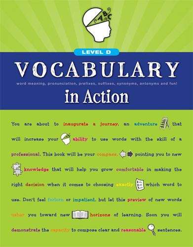 Book cover of Vocabulary in Action (Level D)