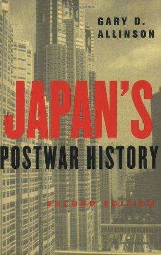 Book cover of Japan's Postwar History