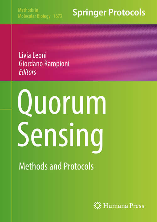 Book cover of Quorum Sensing