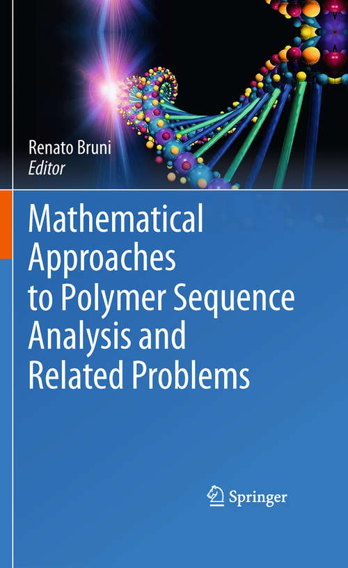 Book cover of Mathematical Approaches to Polymer Sequence Analysis and Related Problems