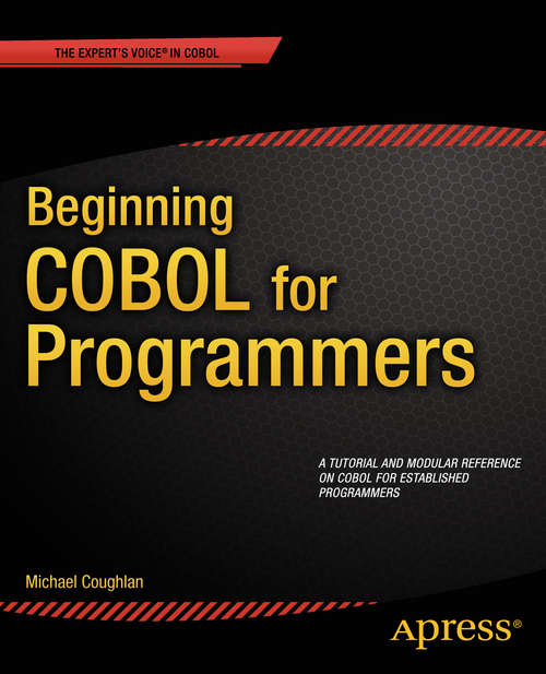 Book cover of Beginning COBOL for Programmers