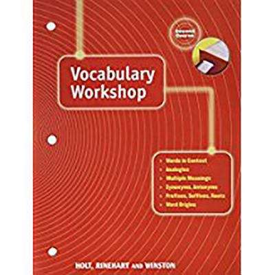 Book cover of Vocabulary Workshop: Second Course
