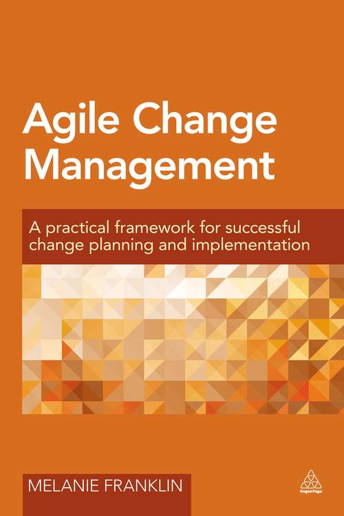 Book cover of Agile Change Management