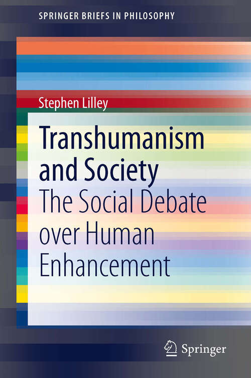 Book cover of Transhumanism and Society