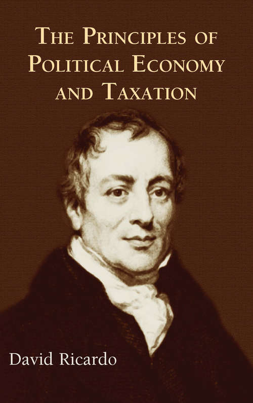 Book cover of The Principles of Political Economy and Taxation