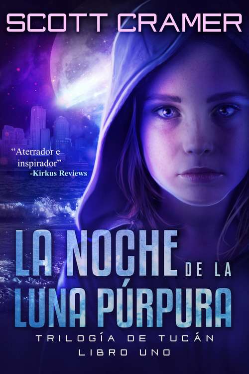 Book cover of La noche de la luna púrpura