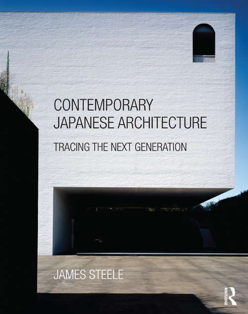 Book cover of Contemporary Japanese Architecture
