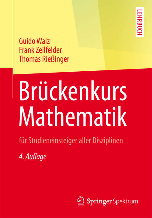 Book cover of Brückenkurs Mathematik: für Studieneinsteiger aller Disziplinen