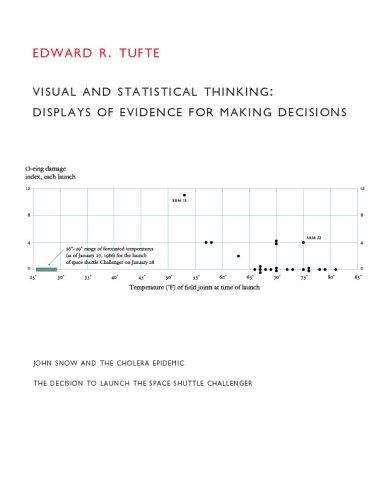 Book cover of Visual and Statistical Thinking: Displays of Evidence for Deicision Making