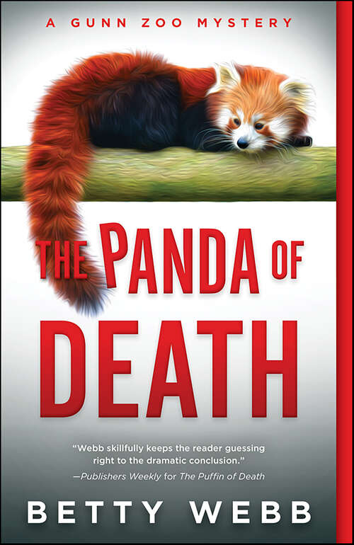 Book cover of The Panda of Death (Gunn Zoo Series #6)
