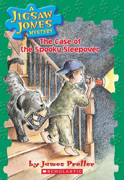 Book cover of The Case of the Spooky Sleepover (Jigsaw Jones Mystery #4)