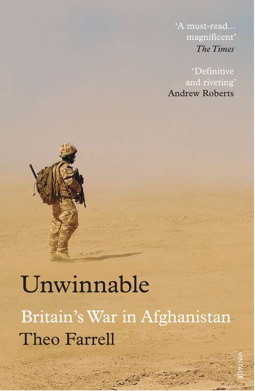 Book cover of Unwinnable: Britain’s War in Afghanistan