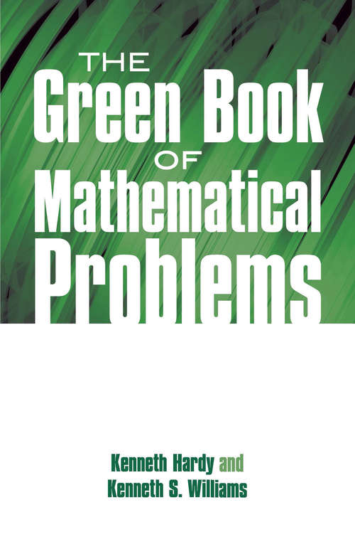 Book cover of The Green Book of Mathematical Problems