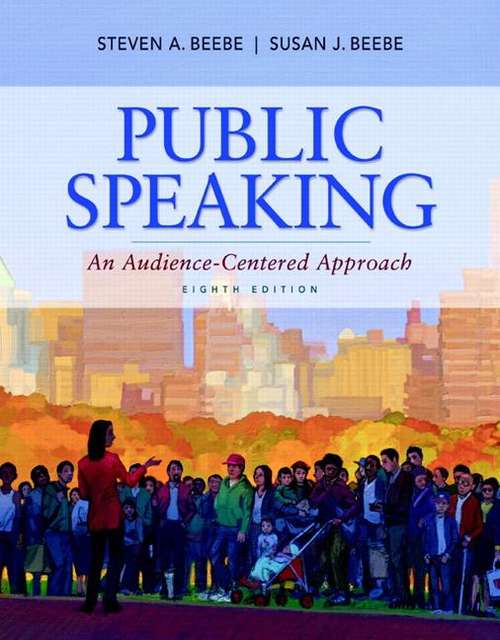 Book cover of Public Speaking: An Audience-Centered Approach (8th Edition)