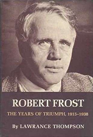 Book cover of Robert Frost: The Years of Triumph 1915-1938
