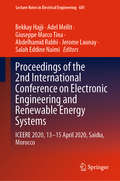 Proceedings of the 2nd International Conference on Electronic Engineering and Renewable Energy Systems: ICEERE 2020, 13-15 April 2020, Saidia, Morocco (Lecture Notes in Electrical Engineering #681)