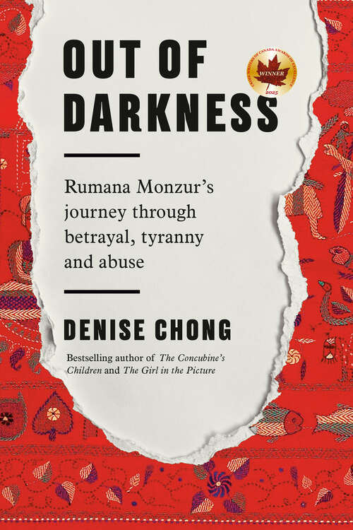 Book cover of Out of Darkness: Rumana Monzur's Journey through Betrayal, Tyranny and Abuse