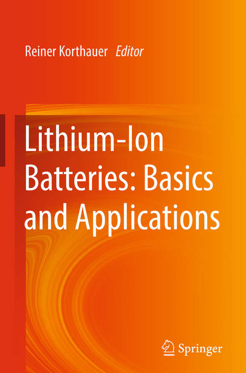 Book cover of Lithium-Ion Batteries: Basics and Applications (1st ed. 2018)