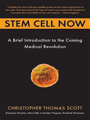 Book cover of Stem Cell Now