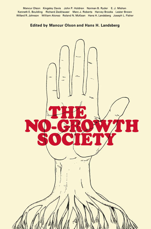 Book cover of No Growth Society Pb: No Growth Society