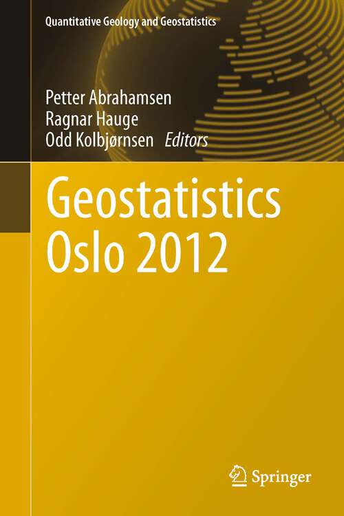 Book cover of Geostatistics Oslo 2012